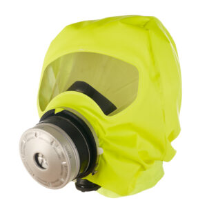 Draeger Parat escape hood is designed to protect the user from toxic gases for up to 15 minutes while escaping.